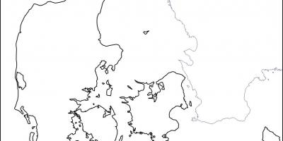 Карта Даніі контур